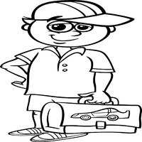 200x200 Back To School Coloring Pages Surfnetkids