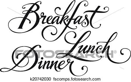 450x282 Clipart Of Breakfast Lunch Dinner K20742030