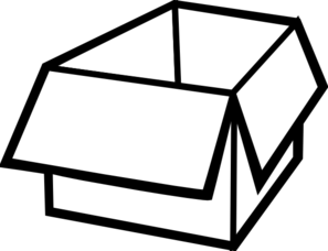 297x228 Box Black And White Clipart