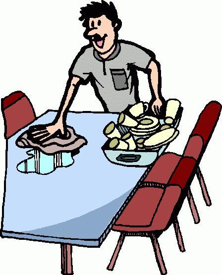448x555 Lunch Table Clipart
