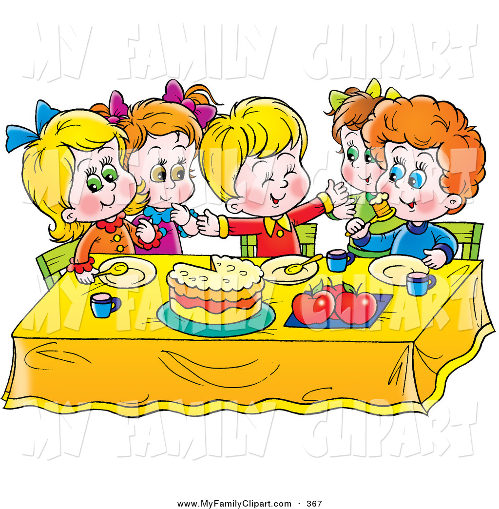 1024x1044 Children Eating Clipart