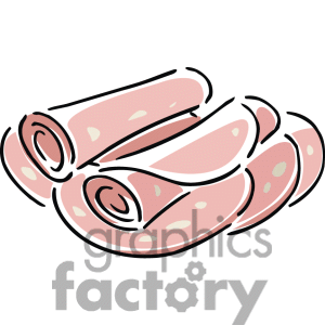 300x300 Clip Art Of Cartoon Meat Clipart