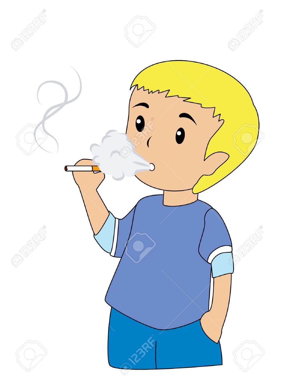 992x1300 Boy Clipart Smoking