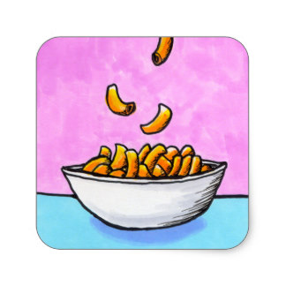 324x324 Mac And Cheese Stickers Zazzle