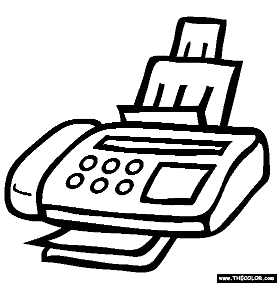 554x565 Fax Machine Icon Clip Art