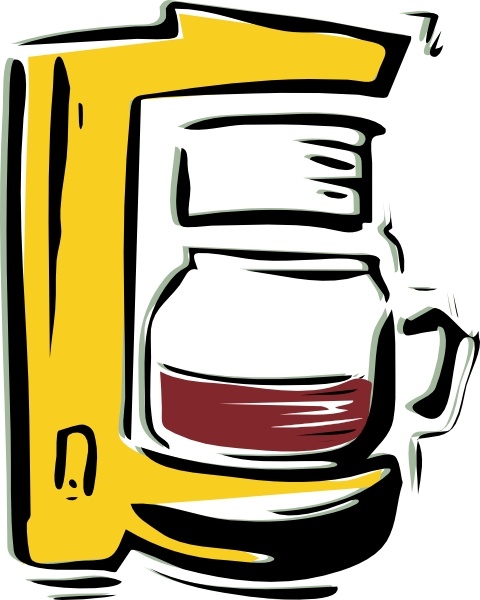 480x600 Coffee Machine Clip Art Free Vector In Open Office Drawing Svg