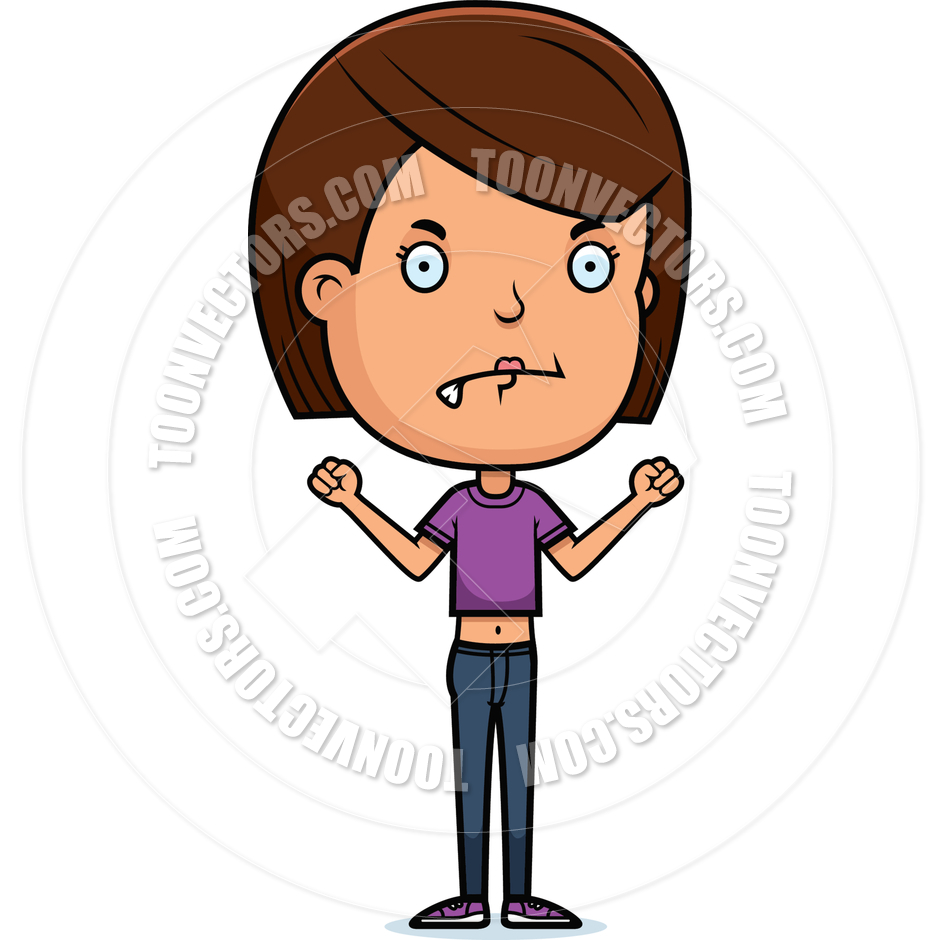 Mad Girl Clipart | Free download on ClipArtMag