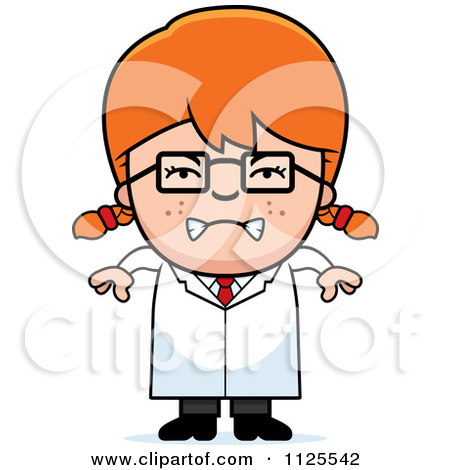 450x470 Girl Mad Scientist Clipart