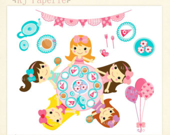 340x270 Tea Party Clipart Children'S