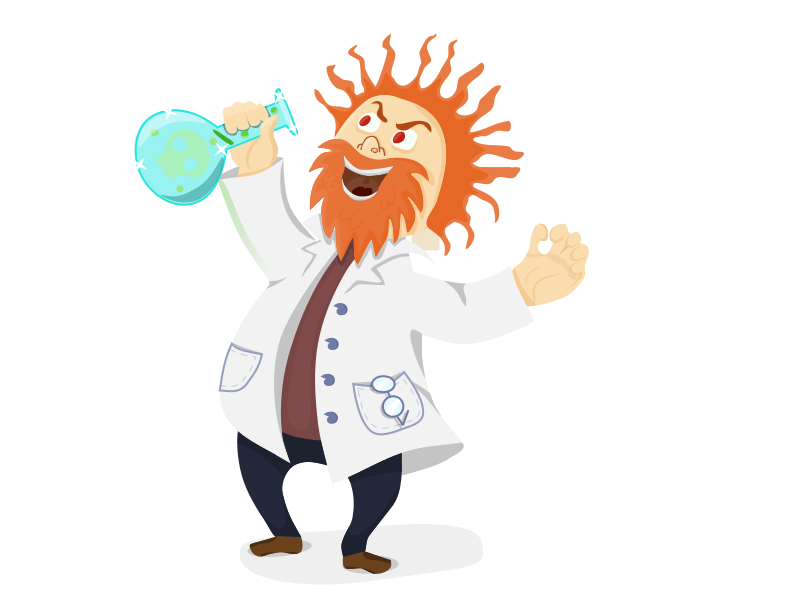 800x594 Free Mad Scientist Clip Art