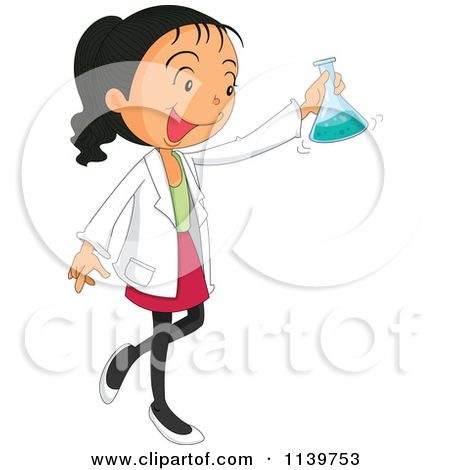 450x470 Girl Mad Scientist Clipart