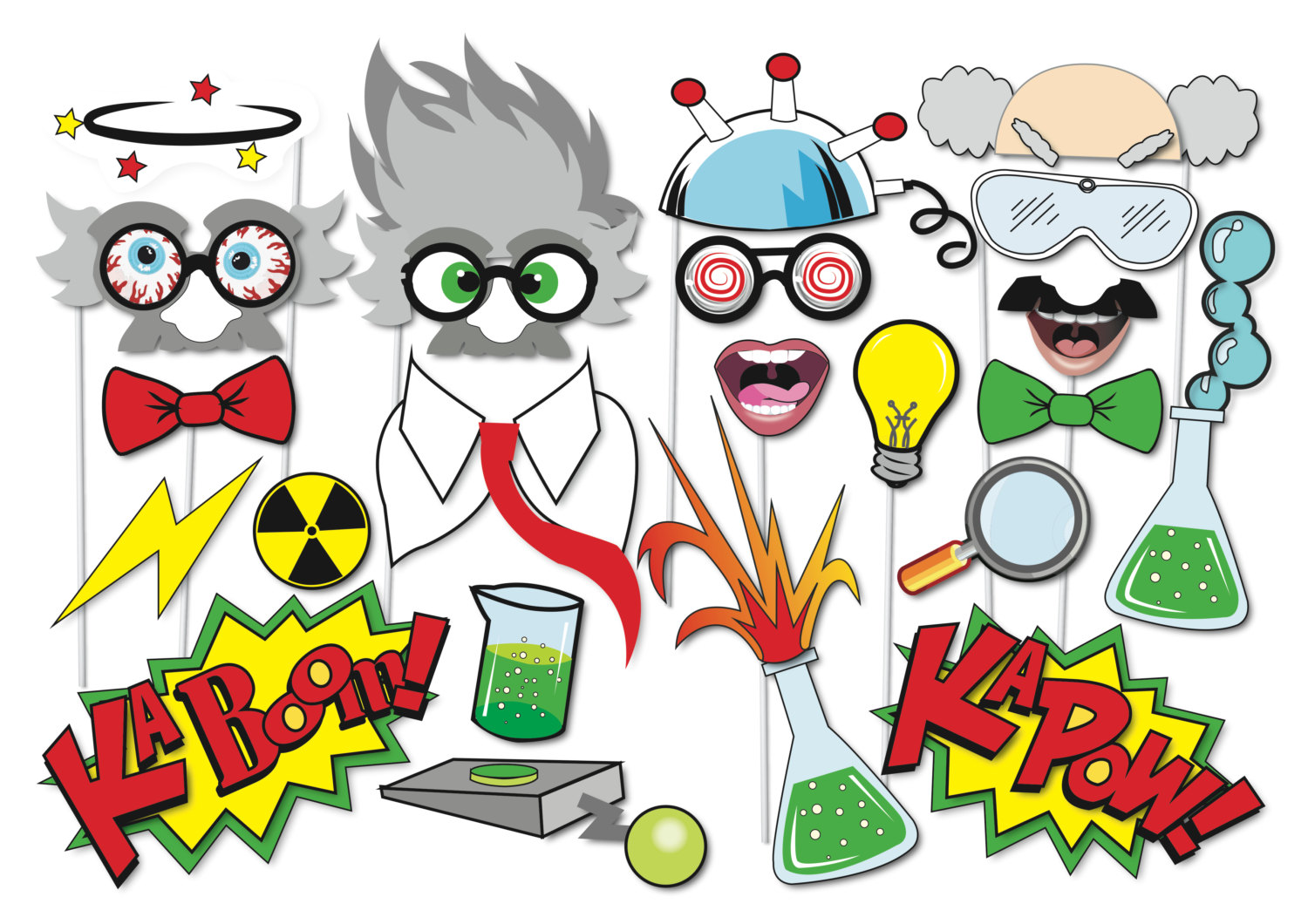 1500x1060 Science Party Clip Art
