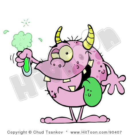 450x470 Science Clipart Monster