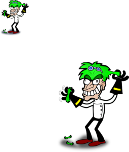 255x300 Mad Scientist Clip Art