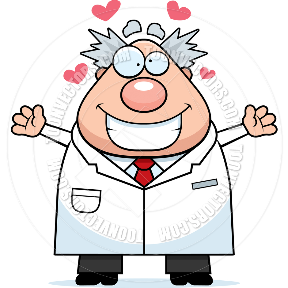 940x940 Cartoon Mad Scientist Hug By Cory Thoman Toon Vectors Eps