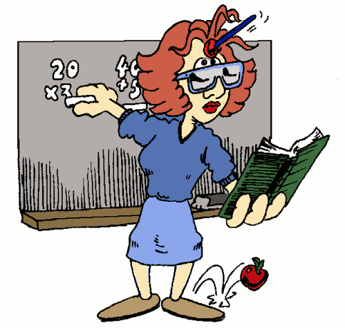 484x460 Funny Teacher Clipart