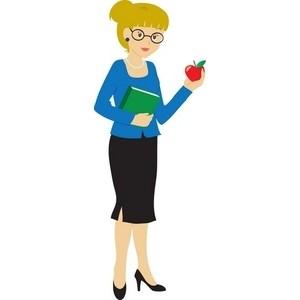 300x300 Girl Teacher Clipart