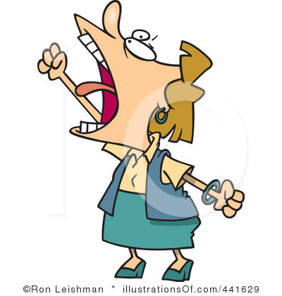 400x420 Angry People Clipart