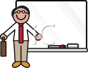 350x272 Male Teacher Teaching Clipart