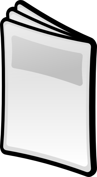 330x598 Magazine Clip Art Free Vector In Open Office Drawing Svg ( Svg