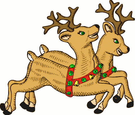 460x392 Clipart Reindeer