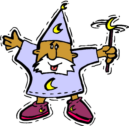 530x515 Magician Magic Clip Art Image 3