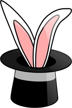 236x354 Rabbit In Hat Magician Clip Art Free Bulletin Boards Doors