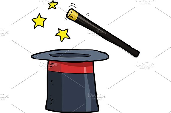 580x386 Top Hat Clipart Magic Wand