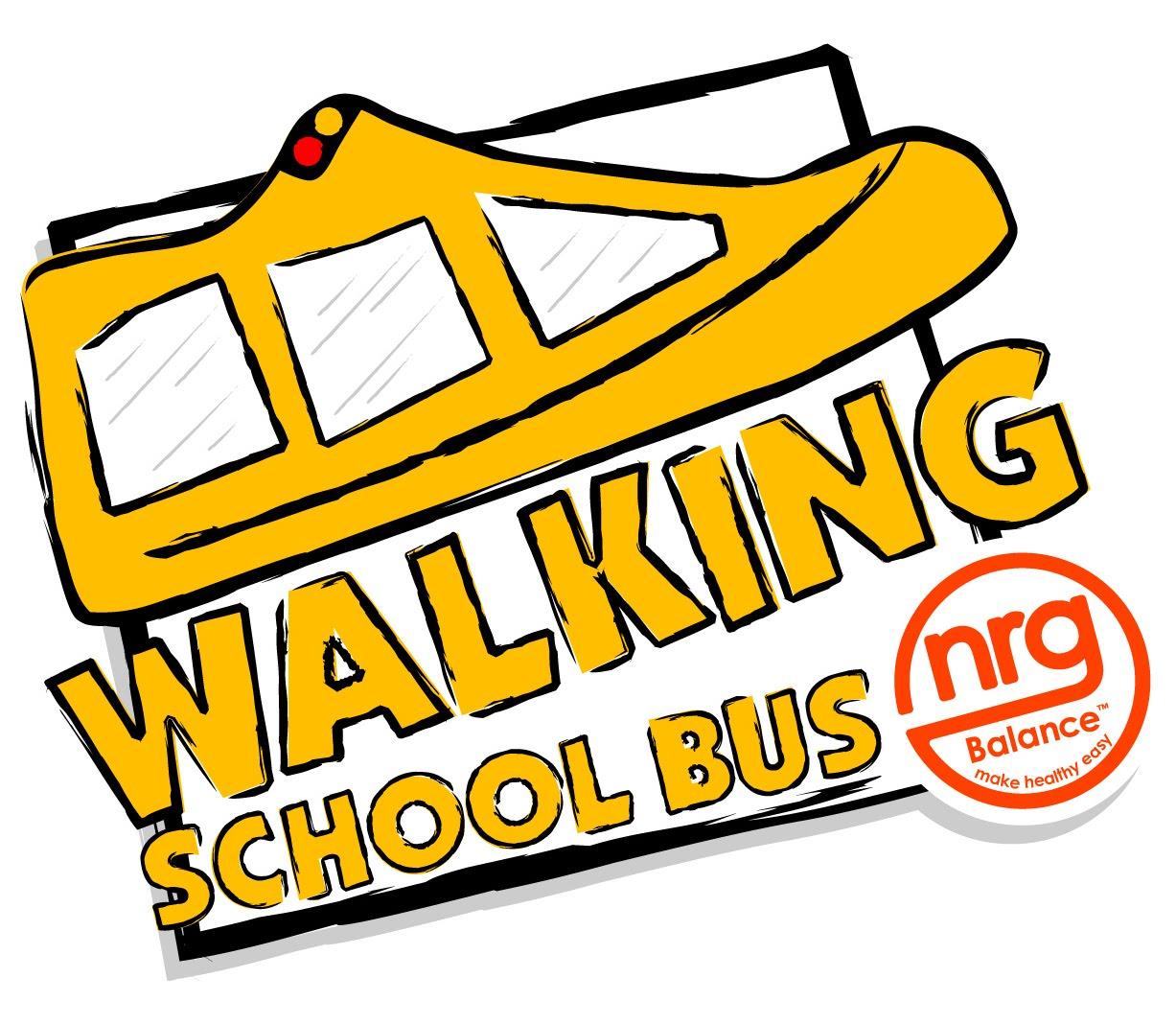 1227x1068 Walking School Bus Clipart