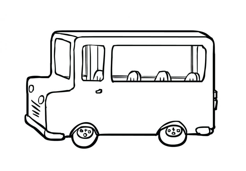 Magic School Bus Coloring Page | Free download on ClipArtMag