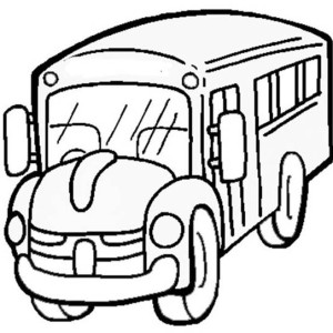 300x300 School Bus Driver Coloring Page Clipart Panda