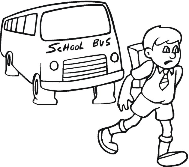 630x557 School Bus Coloring Page 1st Day School Gianfreda 229949