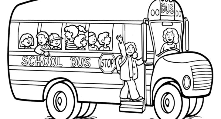 Magic School Bus Coloring Page | Free download on ClipArtMag