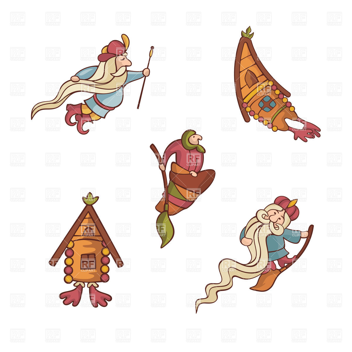 1200x1200 Cute Fairytale Characters Of Russian Tales