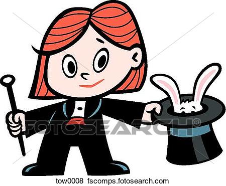 450x371 Stock Illustration Of Little Magician Tow0008