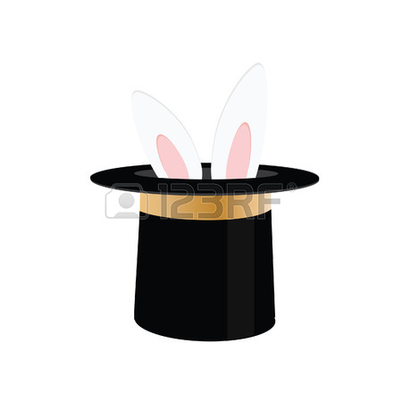 450x450 5,486 Rabbit In A Hat Stock Vector Illustration And Royalty Free
