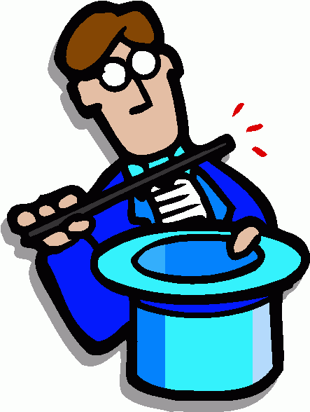 443x588 Magician Clipart