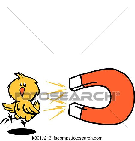 450x470 Clipart Of Chick Magnet K3017213