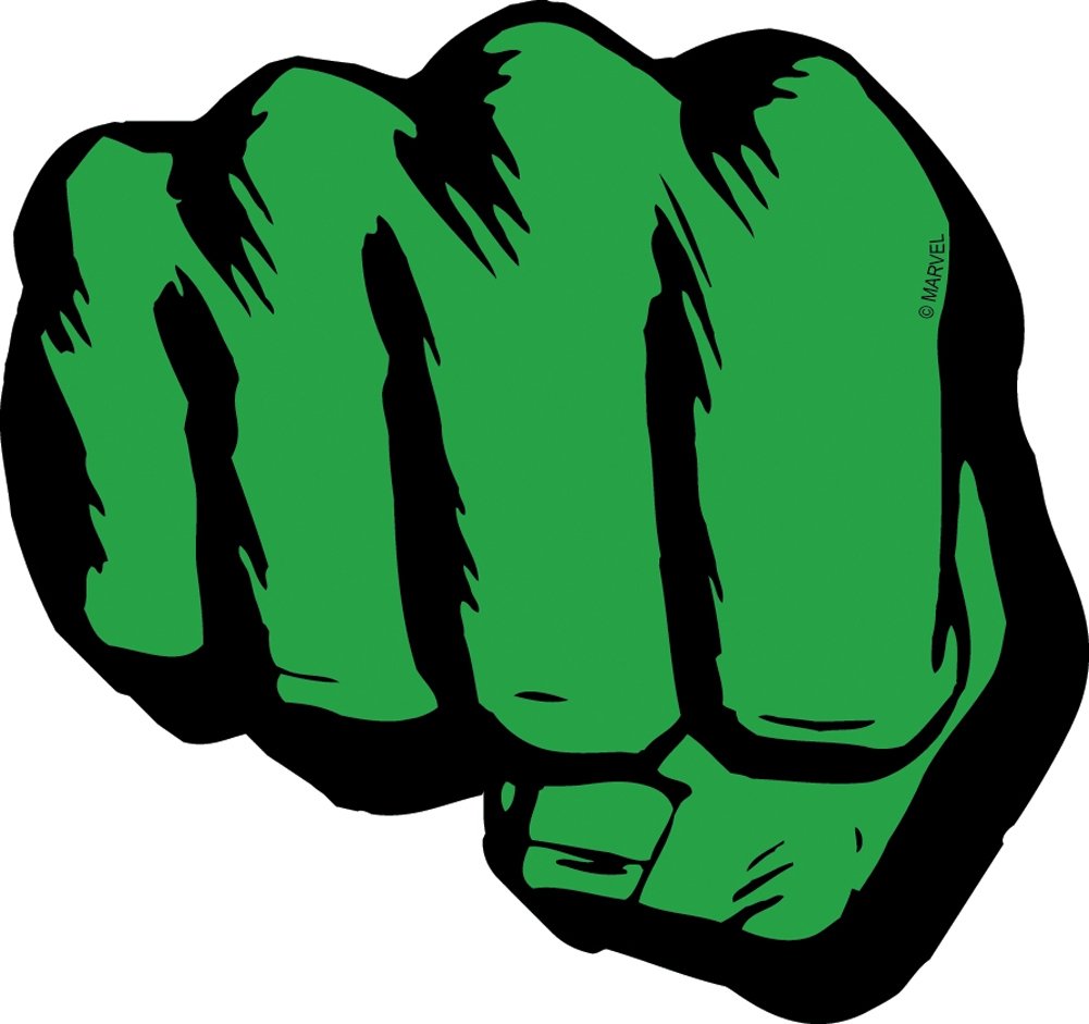 1001x941 The Hulk Fist Magnet