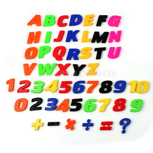 300x300 Set Of 52 Colorful Teaching Magnetic Letters Amp Numbers Fridge