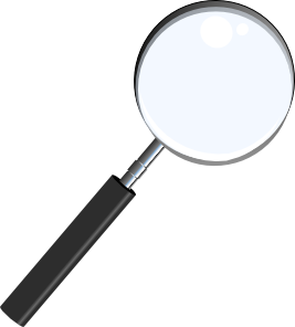 267x296 Magnifying Glass Clip Art