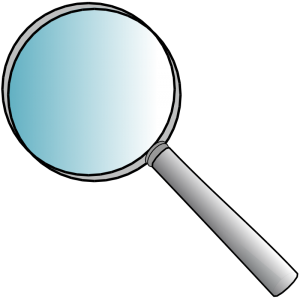 300x298 Magnifying Glass Clip Art Download