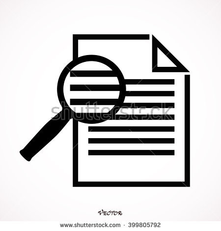 450x470 Paper Clipart Magnifying Glass