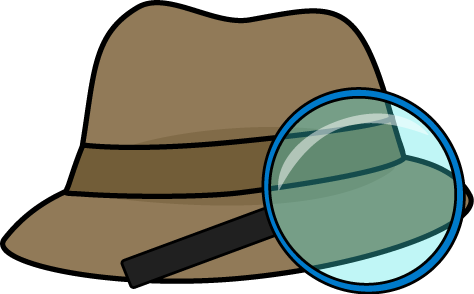 474x294 Detective Hat And Magnifying Glassclip Art
