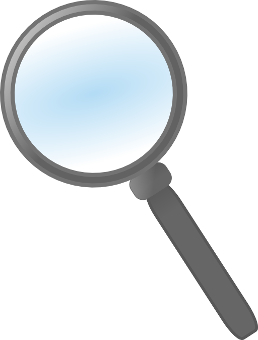 512x674 Magnifying Glass Free Clip Art