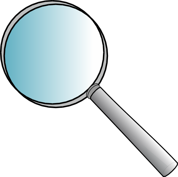 600x596 Magnifying Glass Clip Art Free Vector 4vector