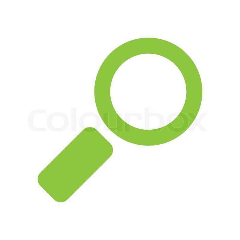 800x800 Green Clipart Magnifying Glass
