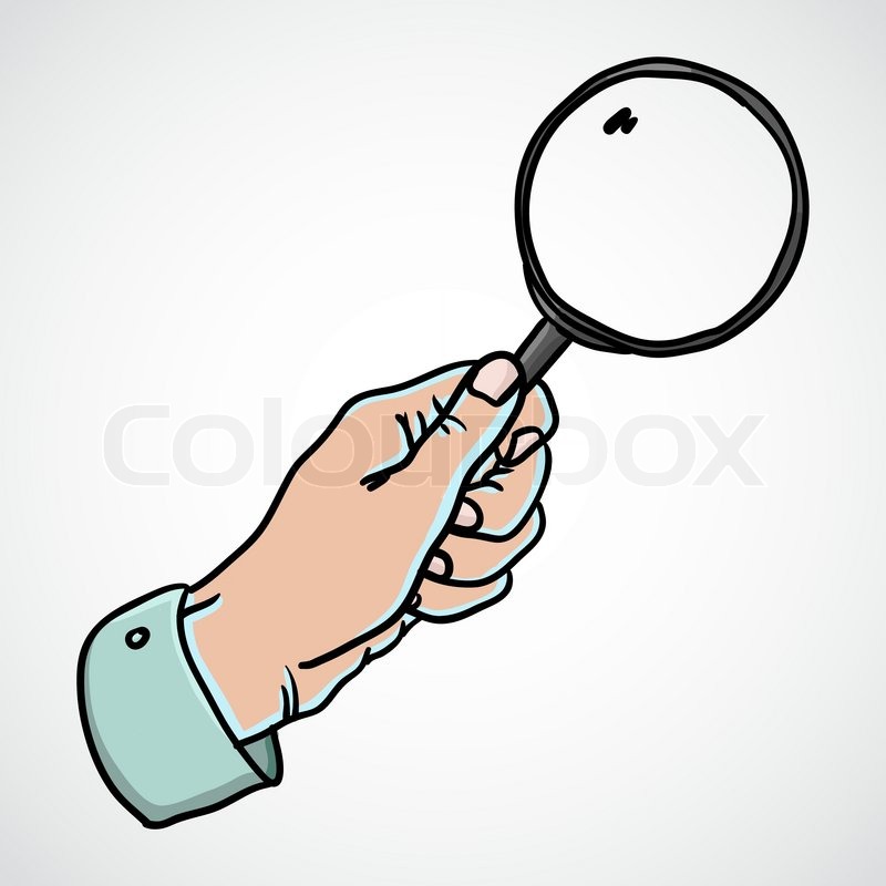 800x800 Hand Clipart Magnifying Glass