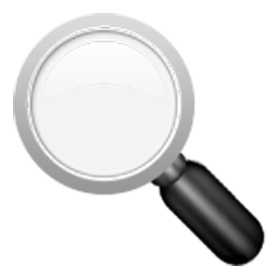 256x256 Left Pointing Magnifying Glass Emoji For Facebook, Email Amp Sms