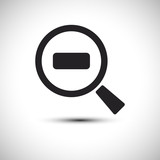 160x160 Gold Search Icon On Transparent Background. Magnifying Glass Icon